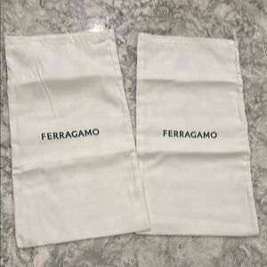 ✨ Pair of Ferragamo Shoe Dust Bags - 8.5”x16”